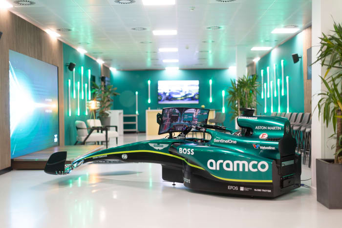 Aston Martin & Memento Exclusives Launch F1 Simulators
